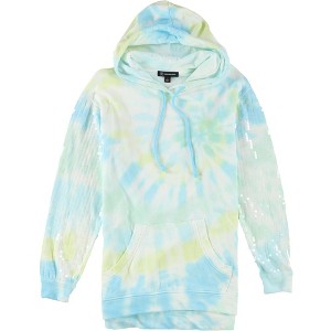 I.N.C International Concepts Womens TieDye Hoodie Sweatshirt, Blue, Small - 1 of 2