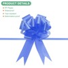 Unique Bargains Durable Big Present Bow Functional Plastic Flower Ribbon Pull Bows 10 Pcs - 2 of 4