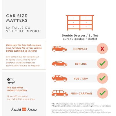 Savannah Cottage-Style 3-Drawer Combo Dresser in Pure White