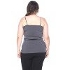 Women's Plus Size Tank Top - One Size Fits Most Plus - White Mark - 2 of 3