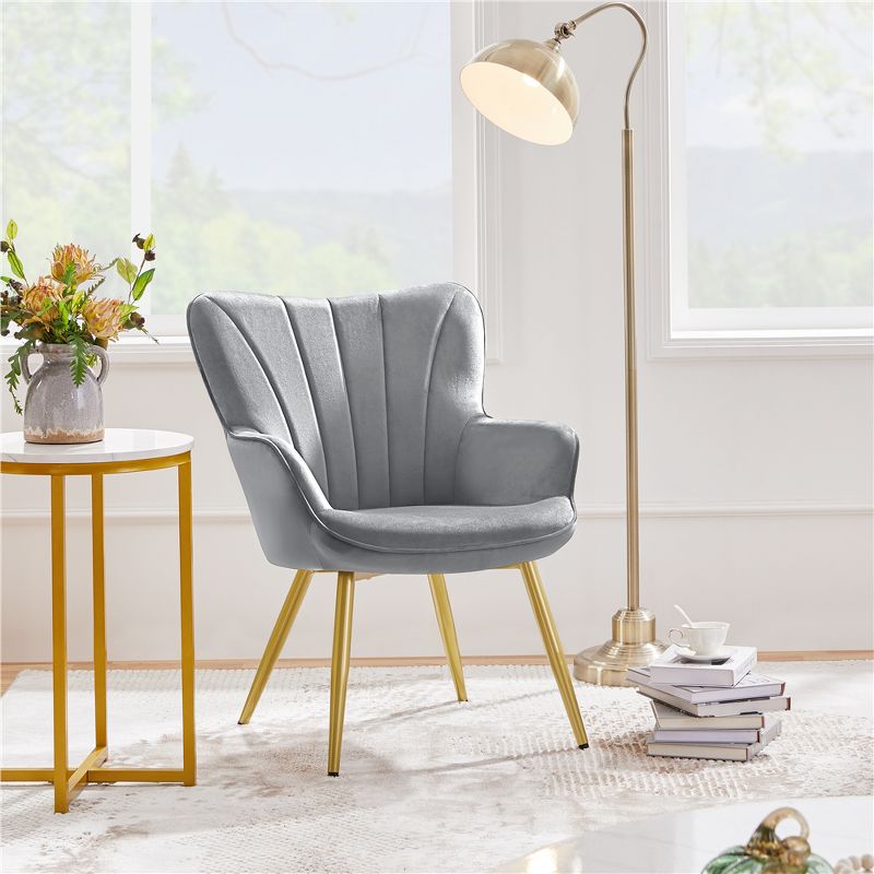 Yaheetech Accent Chair Modern Armchair for Living Room, 2 of 8