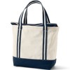 Lands' End Zip Top Canvas Tote Bag - 4 of 4