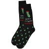 Memoi Men's Dill-ightful Holiday Pickle Novelty Crew Socks - 3 of 4