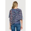 Women's Printed Asymmetrical Flowy Top - LAST TANGO - 3 of 4