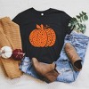 Simply Sage Market Women's Heart Pumpkin Short Sleeve Graphic Tee - 3 of 4