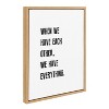 Kate and Laurel Sylvie When We have Each Other Framed Canvas by Maggie Price of Hunt and Gather Goods, 18x24, Natural - 2 of 4