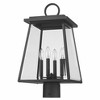 Z-Lite Broughton 4 - Light Post Light in  Black - 2 of 4