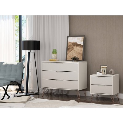 Rockefeller Dresser and Nightstand Set - Manhattan Comfort	