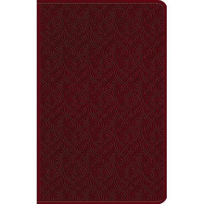  ESV Premium Gift Bible (Trutone, Ruby, Vine Design) - (Leather Bound) 