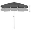 vidaXL Beach Umbrella Anthracite 70.9"x47.2" - 3 of 4