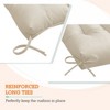 EAGLE PEAK Tufted Outdoor/Indoor High Back Patio Chair Cushions, Set of 2, 46'' x 22'' - 4 of 4