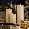 Christmas Classic Motion Flameless Candle 3pc Set - 3x5, 3x7, 3x9 Ivory - 4 of 4