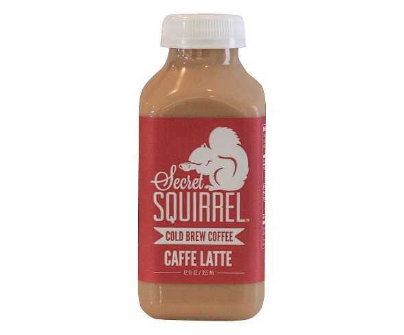 Secret Squirrel Caffe Latte Cold Brew Coffee - 12 fl oz