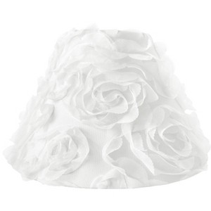 Sweet Jojo Designs Girl Empire Lamp Shade 4in.x7in.x10in. Rose White - 1 of 4