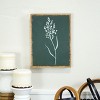VIP Wood 9.5 in. Green Floral Pattern Wall Art - 2 of 4
