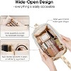 Narwey Large Checkered Makeup Bag Women Wide-open Make up Bag - 2 of 3