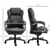 PAGED Adjustable Computer Chair Executive Office Chair with Foot Rest and High Back, Comfy Desk Chair for Office, Bedroom - 2 of 4