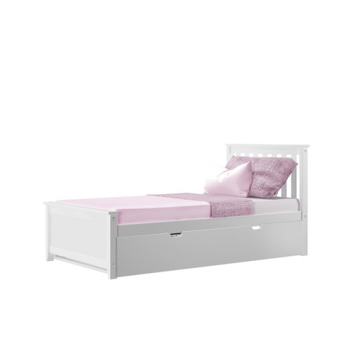 Max & Lily Twin-size Bed With Trundle, White : Target