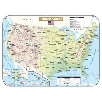 Kappa Map Shaded State Wipe-Off Maps, U.S.