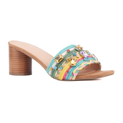 New York & Company Women's Raquelle Block Heel Sandal