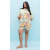 Women's Plus Size Sorrento Shirt - lime | CITY CHIC - 4 of 4