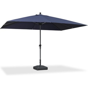 PURPLE LEAF Patio Umbrella Outdoor Table Umbrella Aluminum Frame Market Umbrella Sun Umbrella with 8 Sturdy Ribs - 1 of 1