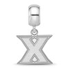Black Bow Jewelry Sterling Silver Xavier Musketeers NCAA Bead Charm - 3 of 4