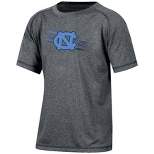 NCAA North Carolina Tar Heels Boys' Gray Poly T-Shirt