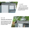 Storage Sheds, 5ftx3ft Heavy Duty Outdoor Storage House With Door, Garden Shed, Outdoor Utility Tool Shed - 4 of 4