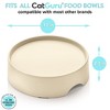 CatGuru Cat Food Table, Raised Stand for Food and Water Cat Bowls - 3 of 4