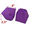 Unique Bargains Coffee Shop Decor Square Plastic Flower Plant Pots 10 Pcs - 2 of 4