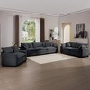 3-Piece Corduroy Deep Seat Sofa Set with Oversized Comfort and Flexible Sofa Combinations - 4 of 4