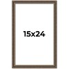 PosterPalooza | Sculpted Silver Picture Frame - UV Acrylic, Foam Board Backing, Hanging Hardware - 2 of 4