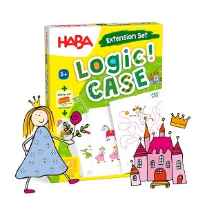 HABA Logic Case Extension Set: Princesses - Ages 5+ Gifts for 5 Year Old Girls, Learning Toys, Puzzle & Card Games for Kids, Travel Games - 1 of 4
