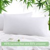 PiccoCasa Zipper Closure Breathable Luxury Viscose From Bamboo Pillowcases 2 Pcs - 2 of 4