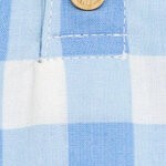 gingham blue / white