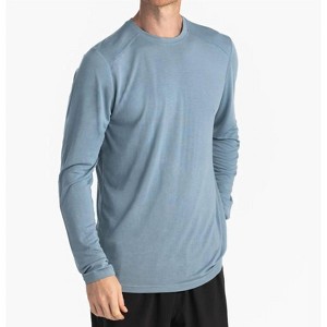 Men's Bamboo Lightweight Long Sleeve Top - FREE FLY - 1 of 2