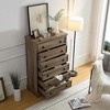 CAVINAS Dresser for Bedroom,Tall Dressers & Chest of Drawers Closet Organizers with 6 Drawer for Living Room,Entry and Hallway - 2 of 4