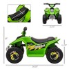 6V Kids ATV Ride-On 4-Wheeler with Forward/Reverse, Green - 3 of 4
