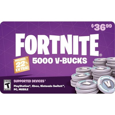 Códigos de Gift cards Fortnite válidos 2022 - Até 6000 V-bucks + Bônus