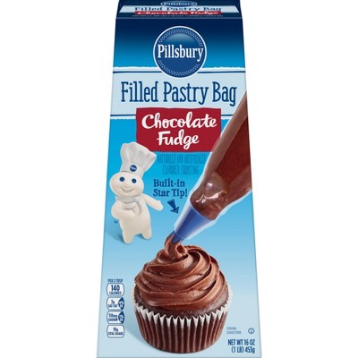 Pillsbury Chocolate Fudge Filled Pastry Bag - 16oz