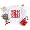 Simply Sage Market Women's Graphic Sweatshirt Merry Stacked - 3 of 4