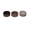 Transpac Stoneware 3.27 in. Multicolor Harvest Wildflower Ramekin Set of 3 - 3 of 4