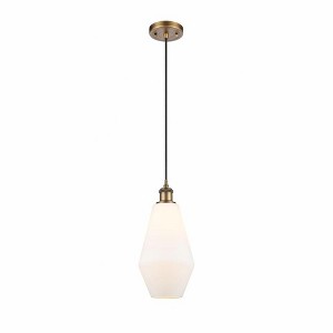 Cindyrella - 1 Light Cord Hung Mini Pendant In Industrial Style-14.5 Inches Tall and 7 Inches Wide - 1 of 1