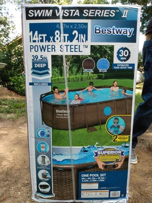 Bestway Power Steel Swim Vista Series Ii 14'x8' 2