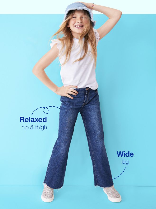 Girls' Low-rise Flare Jeans - Art Class™ : Target