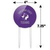 Tarleton State University Texans Acrylic Cake Topper Party Decoration for Wedding Anniversary Birthday Graduation - 2 of 4