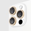 kate spade new york Apple iPhone 16 Series Camera Lens Protector - Set in Stone Gold - 3 of 4