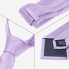INSPIRE CHIC Men's Solid Color Classic Textured Neck Ties for Formal - 3 of 4