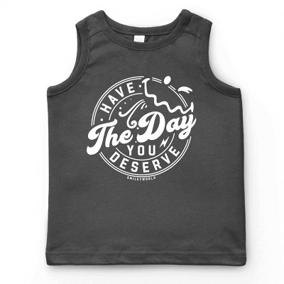 The Juniper Shop SmileyWorld Have The Day You Deserve Circle Youth Tank Top